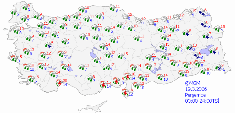 AREFE GÜNÜ HAVA DURUMU TAHMİNLERİ İL İL (19 MART 2026) | Bugün hava nasıl olacak, İstanbulda yağmur var mı Meteorolojiden İstanbul ve birçok ile son dakika fırtına uyarısı