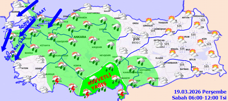AREFE GÜNÜ HAVA DURUMU TAHMİNLERİ İL İL (19 MART 2026) | Bugün hava nasıl olacak, İstanbulda yağmur var mı Meteorolojiden İstanbul ve birçok ile son dakika fırtına uyarısı