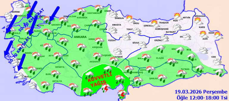 AREFE GÜNÜ HAVA DURUMU TAHMİNLERİ İL İL (19 MART 2026) | Bugün hava nasıl olacak, İstanbulda yağmur var mı Meteorolojiden İstanbul ve birçok ile son dakika fırtına uyarısı