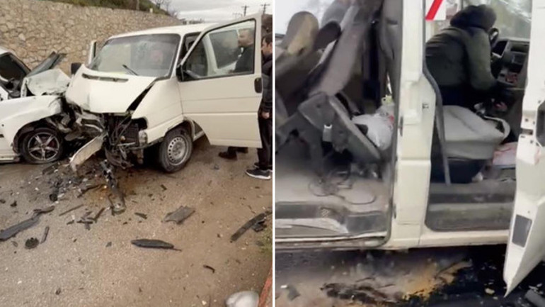 Bursada Bayram arifesinde feci kaza: 7 kişi yaralandı