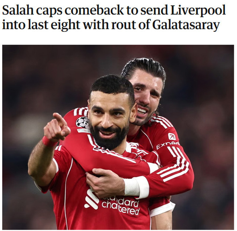 Liverpool-Galatasaray maçı, Avrupa basınında Uğurcan Çakır övgüyü hak etti, ezip geçtiler