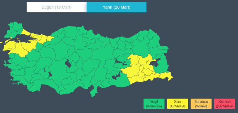 Bu akşamdan itibaren başlıyor: Kuvvetli sağanak geliyor Meteoroloji ve AKOMdan soğuk hava uyarısı