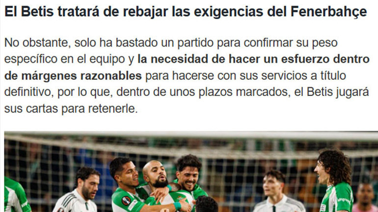 Fenerbahçeli Amrabatı istiyorlar Transfer kozu ortaya çıktı