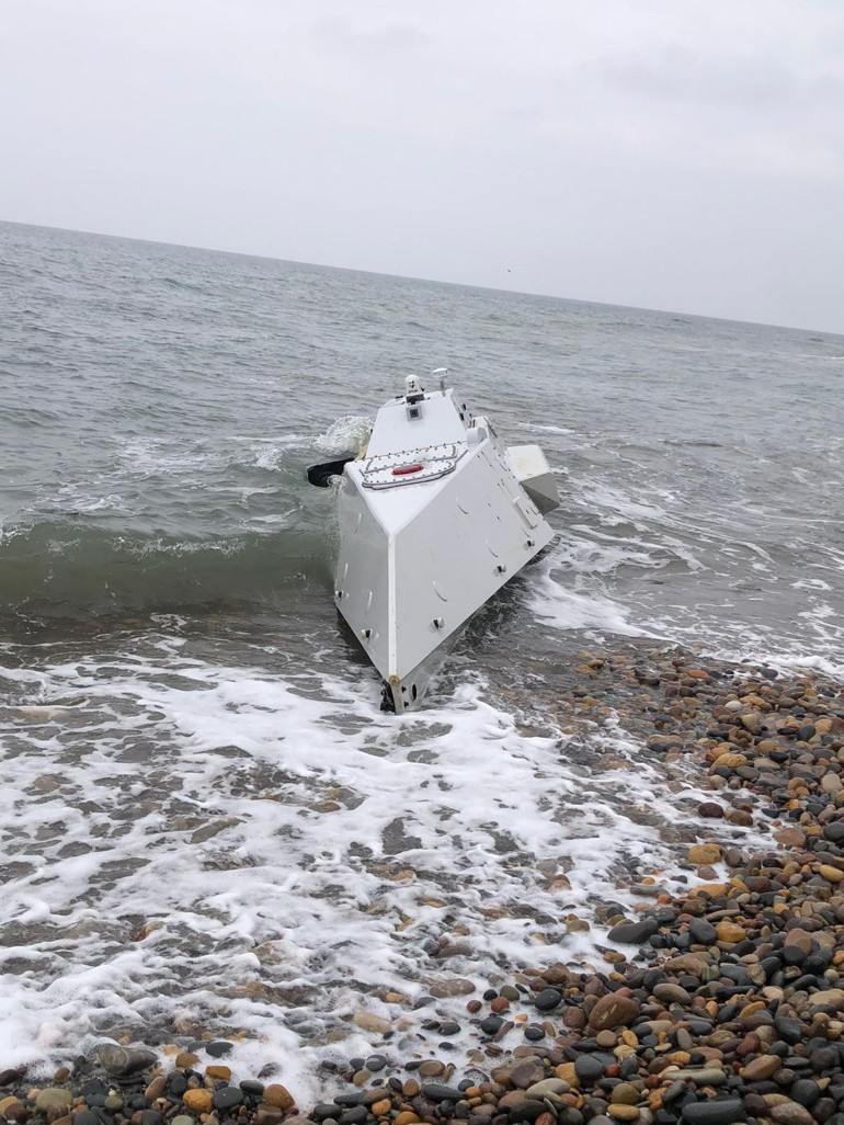 Orduda sahilde insansız deniz aracı bulundu