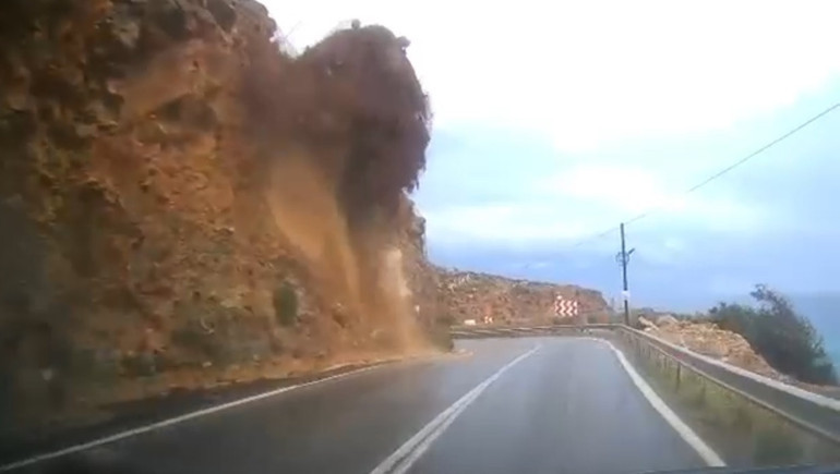  Dehşet anları araç kamerasında
