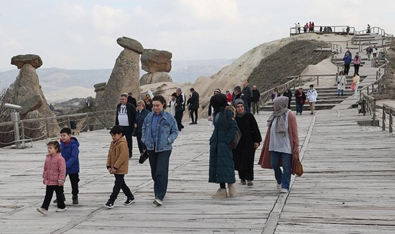 Ramazan Bayramı’nda Kapadokya ziyaretçi akınına uğradı
