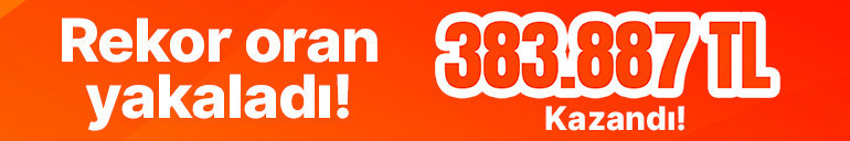 Rekor oran yakaladı, 383.887 TL kazandı…