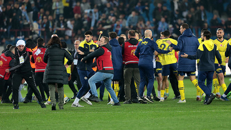 Olaylı Trabzonspor-Fenerbahçe maçında karar çıktı