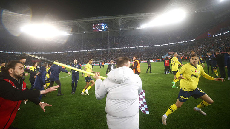 Olaylı Trabzonspor-Fenerbahçe maçında karar çıktı
