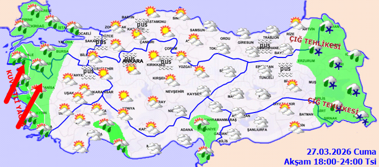  Yağmur geliyor
