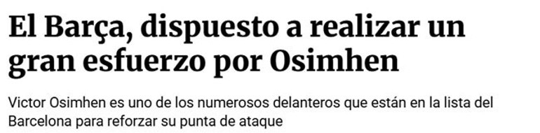 Osimhen için dünya devi geliyor En net ihtiyacı