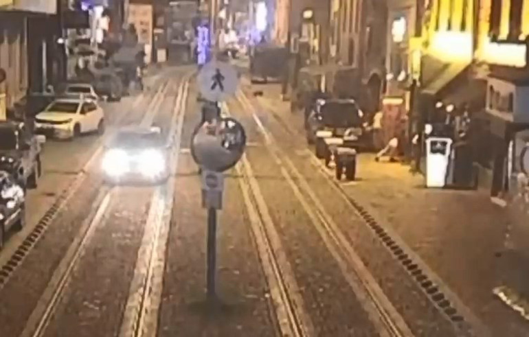 3 ölü, 2 yaralı Olay anı güvenlik kamerasında