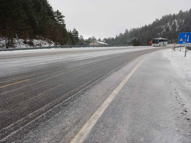 Sürücüler zor anlar yaşadı