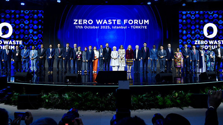 Emine Erdoğanın himayesinde başlatılan Sıfır Atık Projesi kapsamında 90 milyon ton atık dönüştürüldü