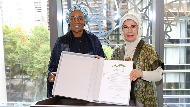 Emine Erdoğanın himayesinde başlatılan Sıfır Atık Projesi kapsamında 90 milyon ton atık dönüştürüldü