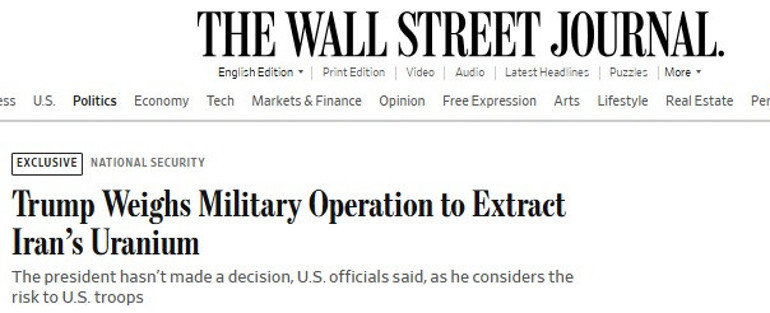  Trump gözünü İran uranyumuna dikti