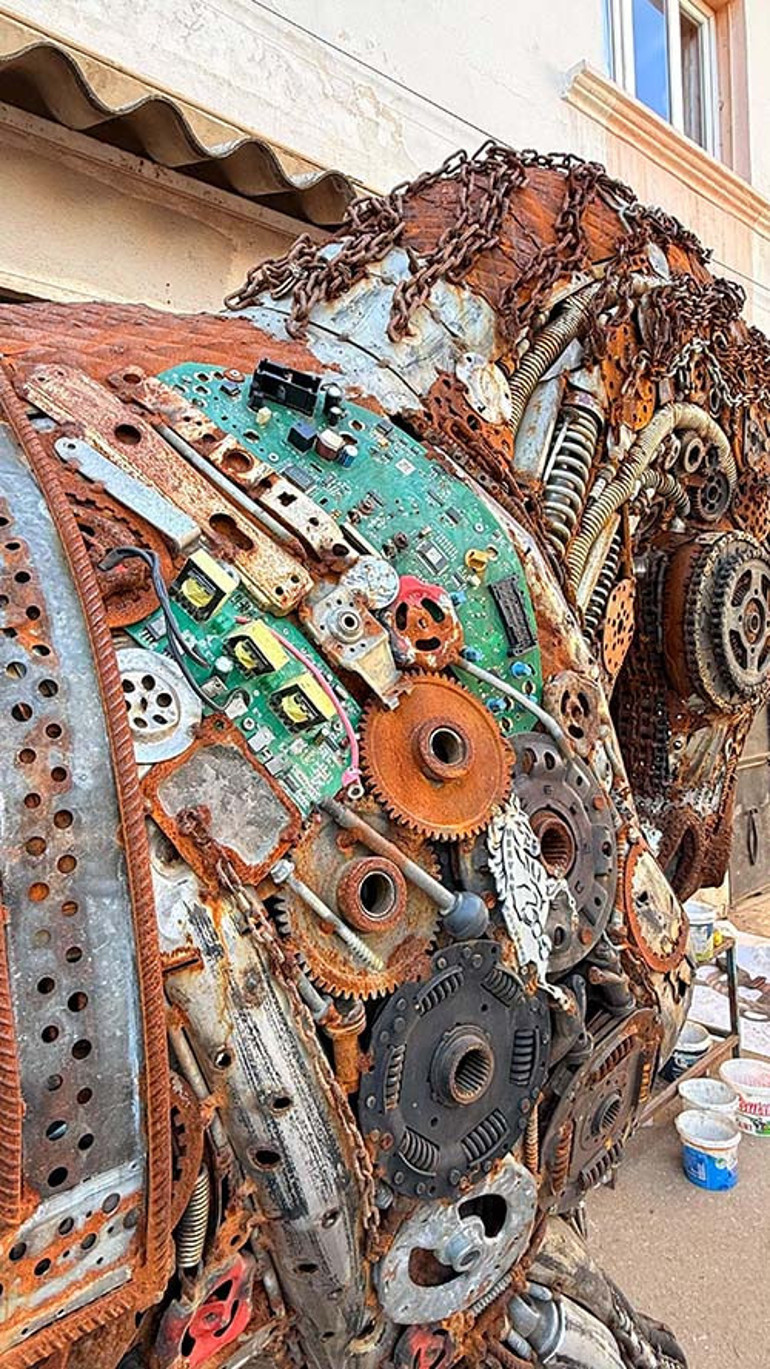 3 ayda tamamlandı Büyük İskenderin adını taşıyan ilçede sergilenecek