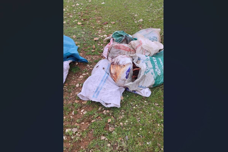  Şanlıurfada çuvallar içinde bulundu