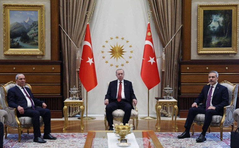 Cumhurbaşkanı Erdoğan, Hüseyin eş-Şeyhi kabul etti