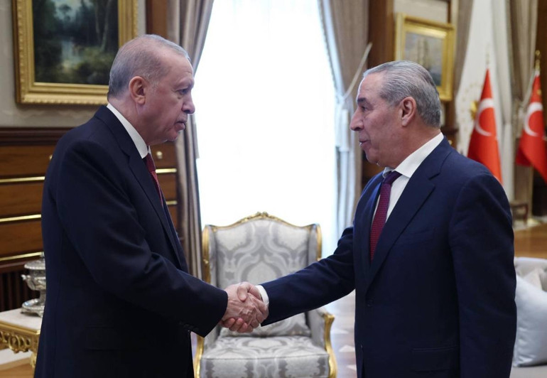 Cumhurbaşkanı Erdoğan, Hüseyin eş-Şeyhi kabul etti