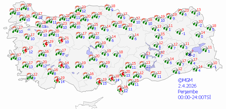 Günün Son dakika hava durumu tahminleri il il | Bugün (2 Nisan) hava nasıl olacak İstanbulda yağmur yağacak mı Meteorolojiden kar, sağanak yağış ve toz taşınımı uyarısı