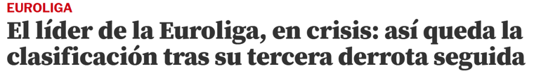  EuroLeague lideri krizde