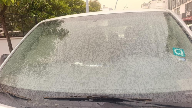  Alanya ve Manavgat ilçelerinde görüldü Sabah böyle bir manzara ile karşılaştım