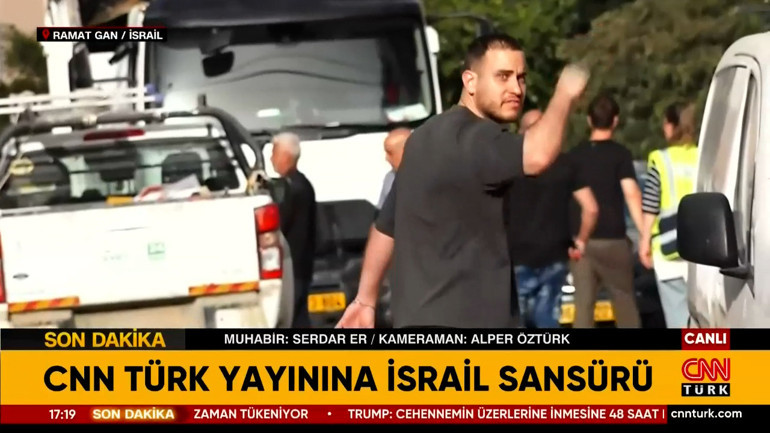 CNN Türk yayınına İsrail sansürü