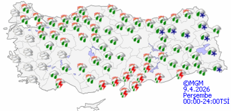  Hafta içi yağmur geliyor, 8 ile ise kar yağacak