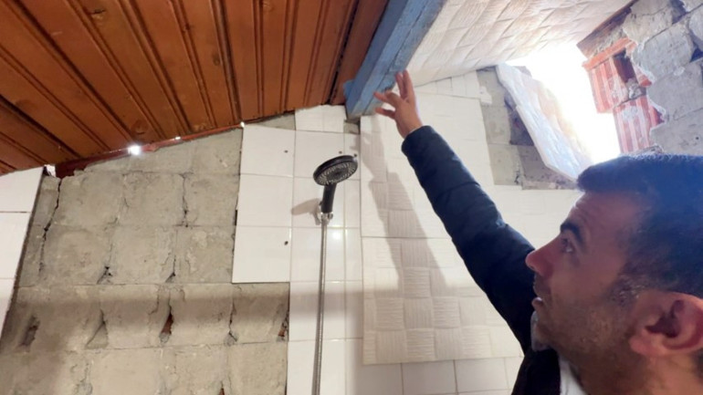  Üst kata vurduğu gibi hepsi aşağı indi