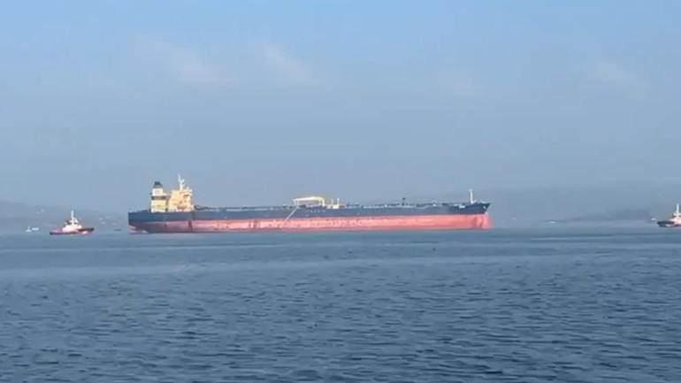 Çanakkale Boğazında tanker gemisinde arıza