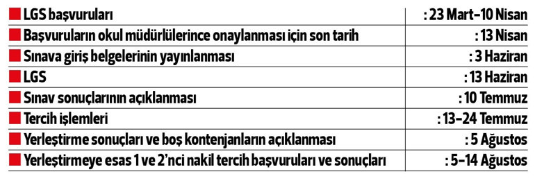 LGS’de ders ders son 10 hafta önerileri