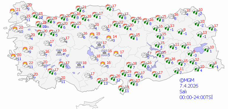 Bahar havasına aldanmayın: Hafta sonuna kadar yağmur geliyor