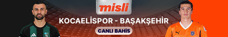 Kocaelispor, Başakşehiri ağırlıyor Maçın heyecanı canlı sohbet ile Mislide