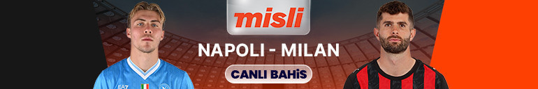 Serie Ada dev maç Napoli-Milan karşılaşmasının heyecanı canlı sohbet ile Mislide
