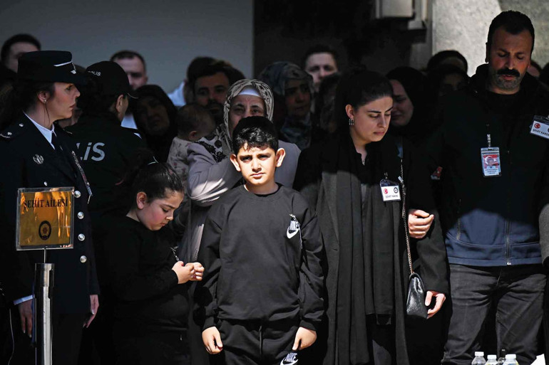 Şehit polise hazin veda