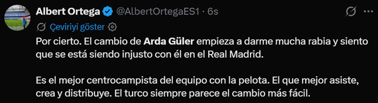 Real Madrid evinde Bayern Münihe boyun eğdi, İspanyollar Arda Güler değişikliği için Arbeloayı topa tuttu