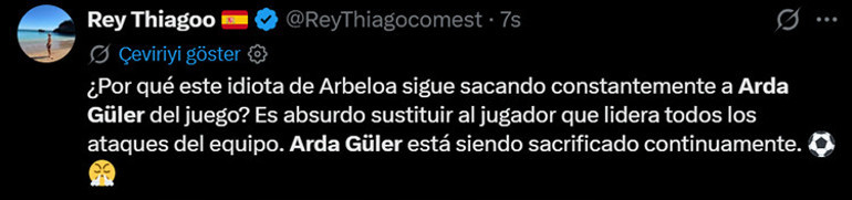 Real Madrid evinde Bayern Münihe boyun eğdi, İspanyollar Arda Güler değişikliği için Arbeloayı topa tuttu