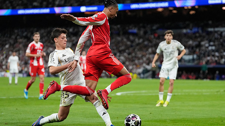 Real Madrid evinde Bayern Münihe boyun eğdi, İspanyollar Arda Güler değişikliği için Arbeloayı topa tuttu