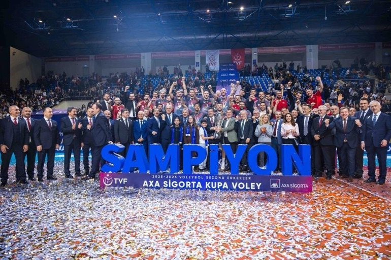 Kupa Voley’de şampiyonluk Ziraat Bankkart’ın