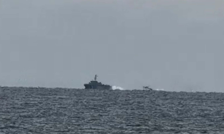  Türk Sahil Güvenliği, Yunan unsurlarını böyle kovaladı | Büyük, silahlı bir gemi yollamışlar