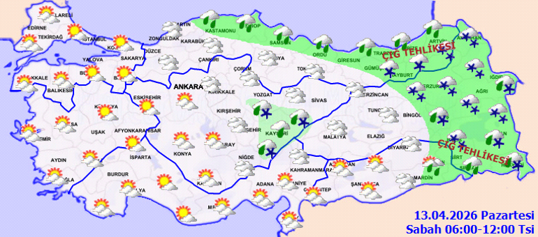 HAVA DURUMU TAHMİNLERİ İL İL 13 NİSAN 2026 | Yeni haftada hava nasıl olacak Bugün yağmur yağacak mı, havalar ne zaman ısınacak Meteoroloji güzel haberi duyurdu: Bahar geliyor