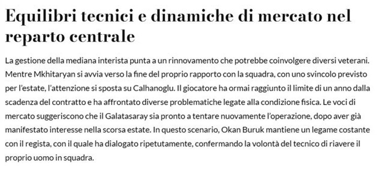 Okan Buruk defalarca kez görüştü