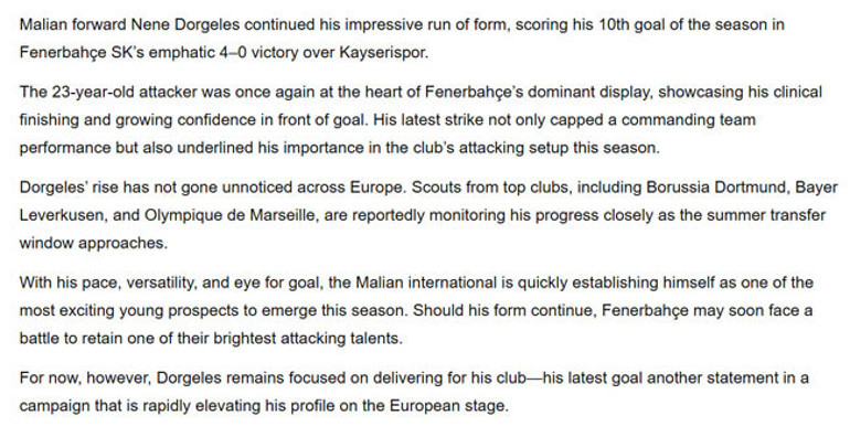 Fenerbahçeli Neneyi izliyorlar Avrupadan 4 talip