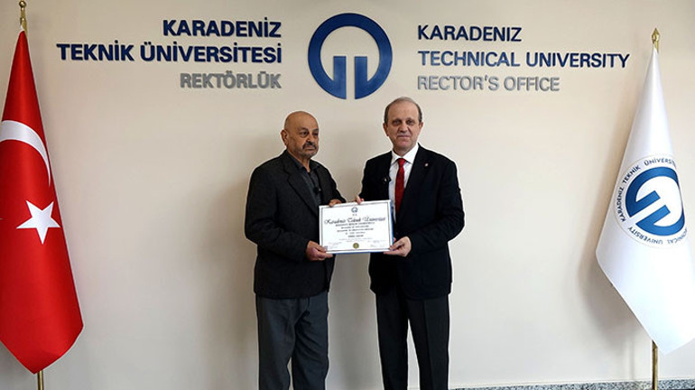  Yıllar sonra hayalini gerçekleştirdi Rektörden özel davet aldı