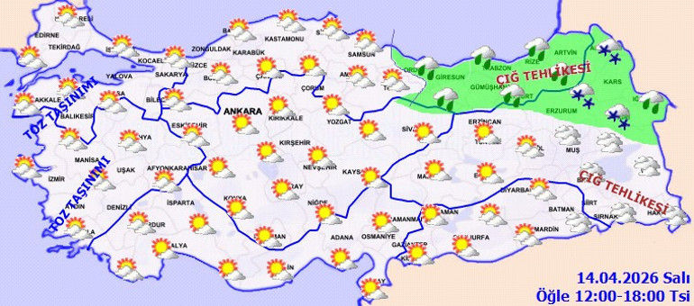 Bugün itibarıyla başlıyor: Hava 8 derece birden değişecek | Yeni sistem kuvvetli geliyor: Cuma gününe dikkat