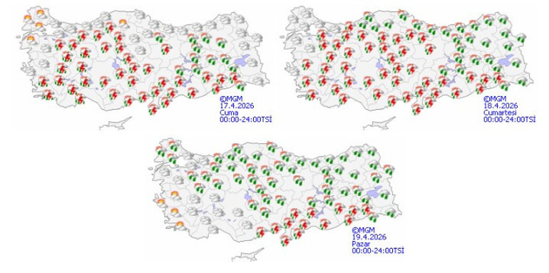 Gök gürültülü sağanak yağış geliyor: Batıdan başlayarak tüm yurdu etkisi altına alacak | Meteoroloji tarih verdi: 50 ilde kuvvetli olacak