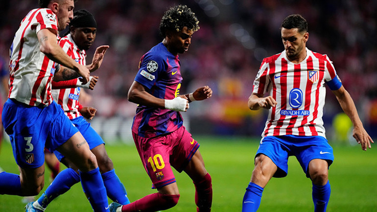 Atletico Madrid - Barcelona maçı sonrası Diego Simeoneden Lookmana övgüler Daha önce bu kalitede bir futbolcumuz olmamıştı