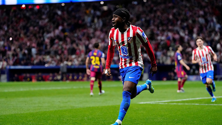 Atletico Madrid - Barcelona maçı sonrası Diego Simeoneden Lookmana övgüler Daha önce bu kalitede bir futbolcumuz olmamıştı