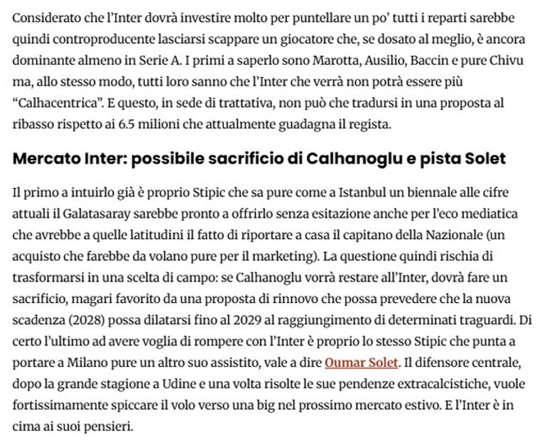 Hakan Çalhanoğlunun menajerinin hedefini İtalyanlar duyurdu Amaç, Interi harekete geçirmek